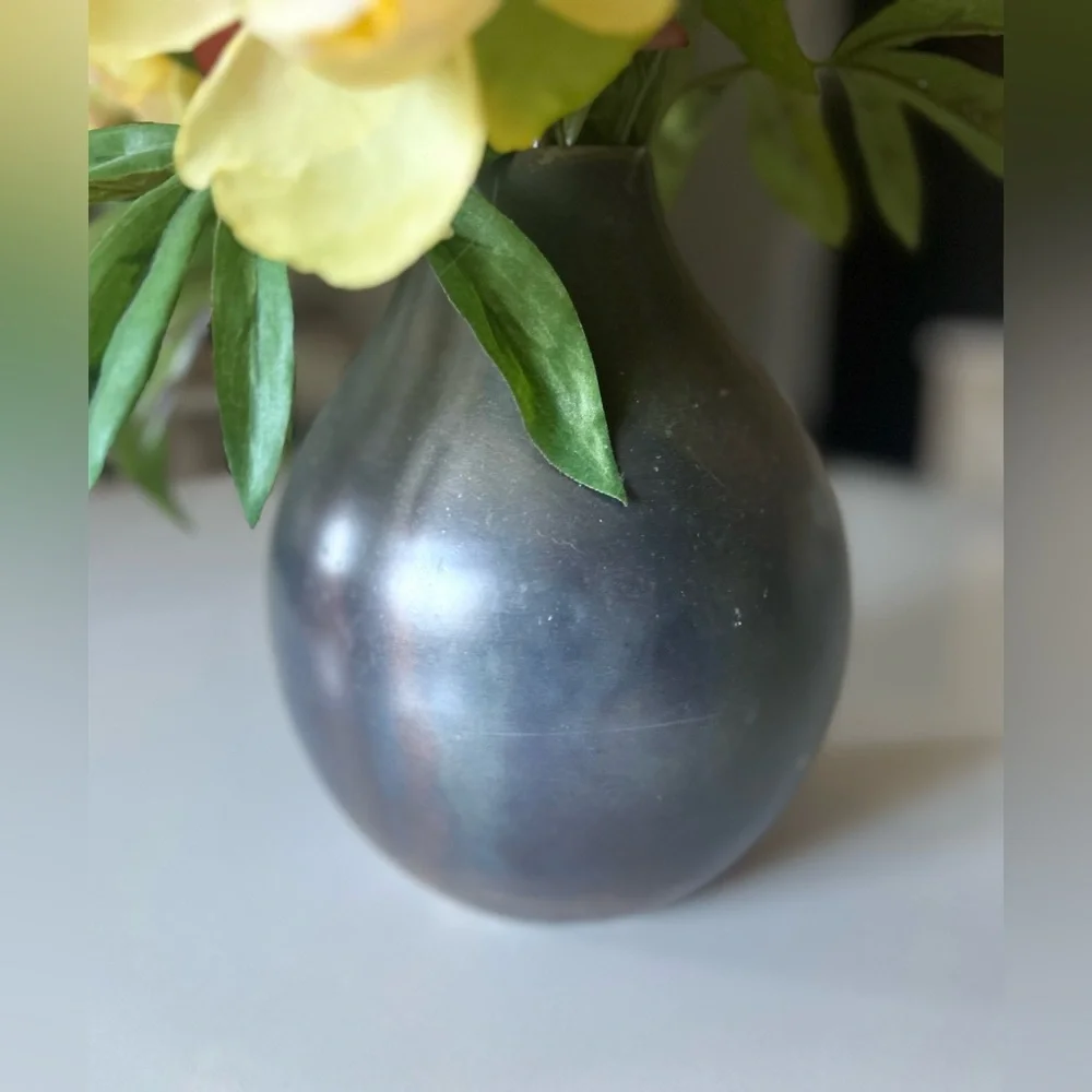 Crate and Barrel Metallic Vase